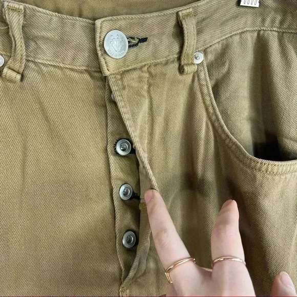 RAG AND BONE Jeans Womens High Rise Straight Buttnernut Brown Engineer Sz 31 - Picture 4 of 16